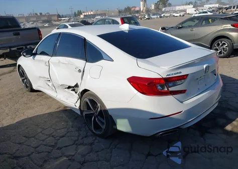2020 Honda Accord Sport from USA, damaged, VIN 1HGCV1F32LA090337